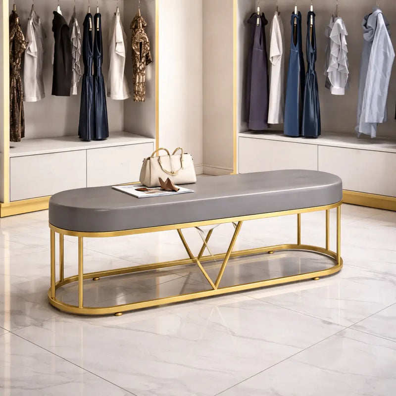 premium-gold-frame-bench-with-soft-grey-upholstery