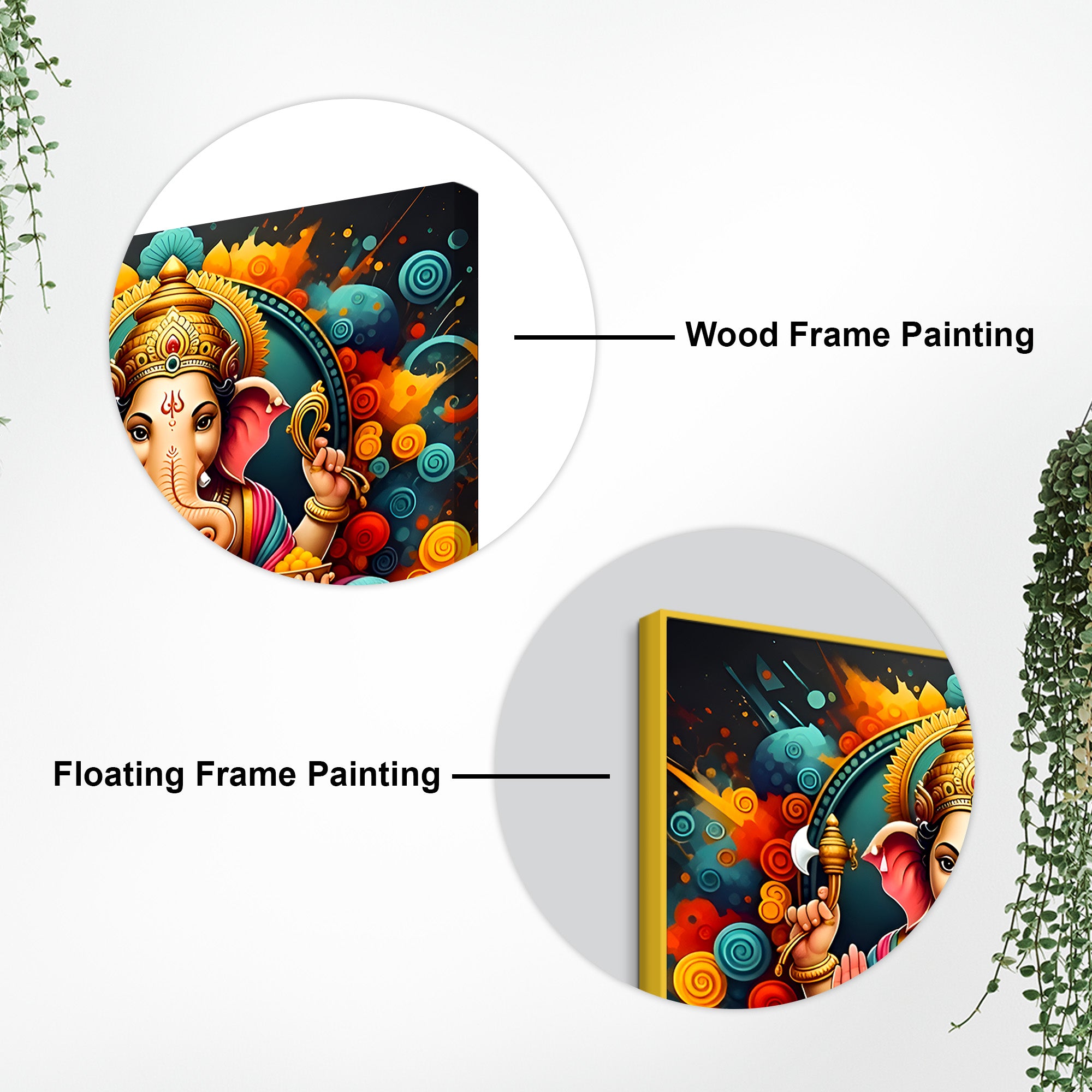 Premium Hindu God Ganesh Ji Painting for Home