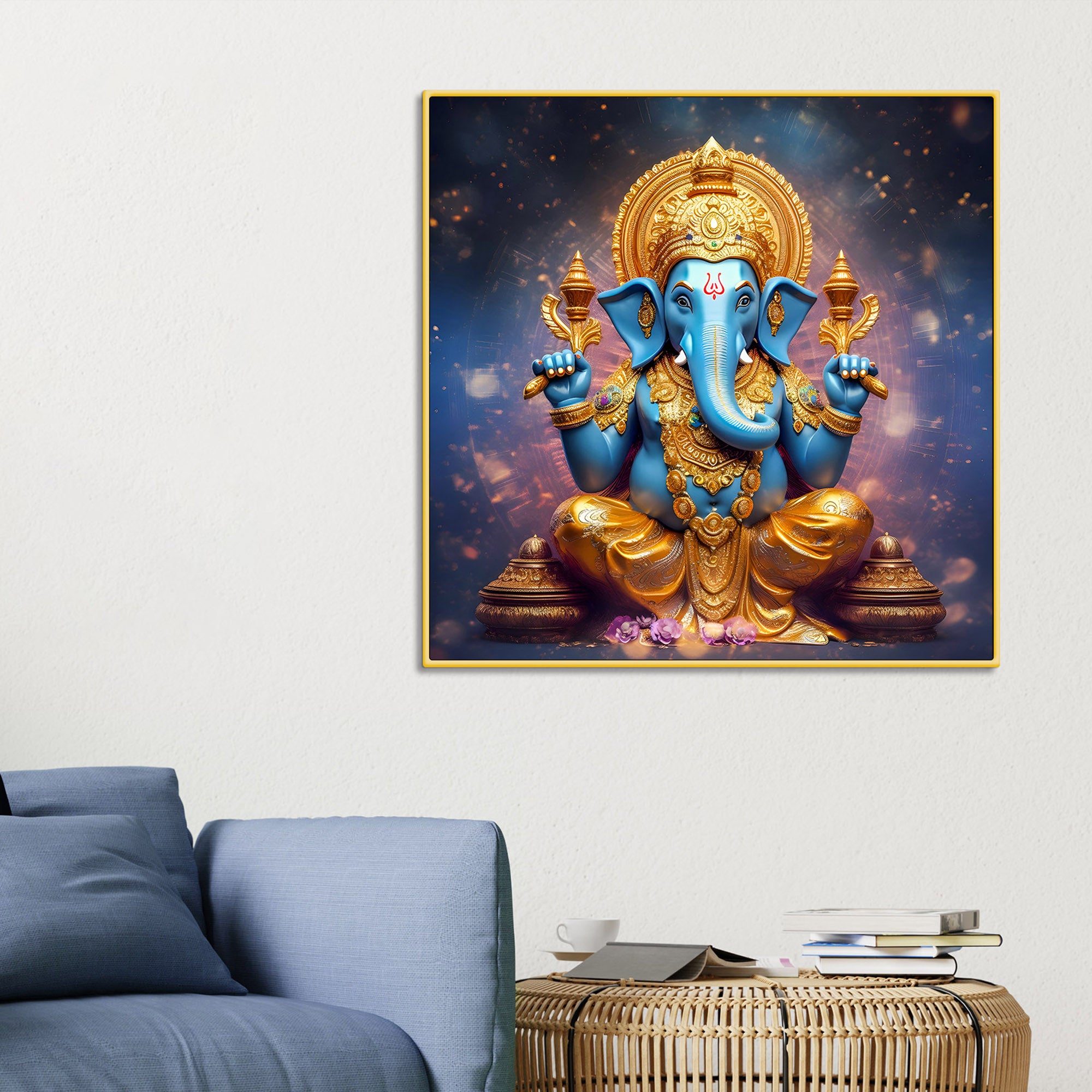 premium-hindu-god-ganpati-painting