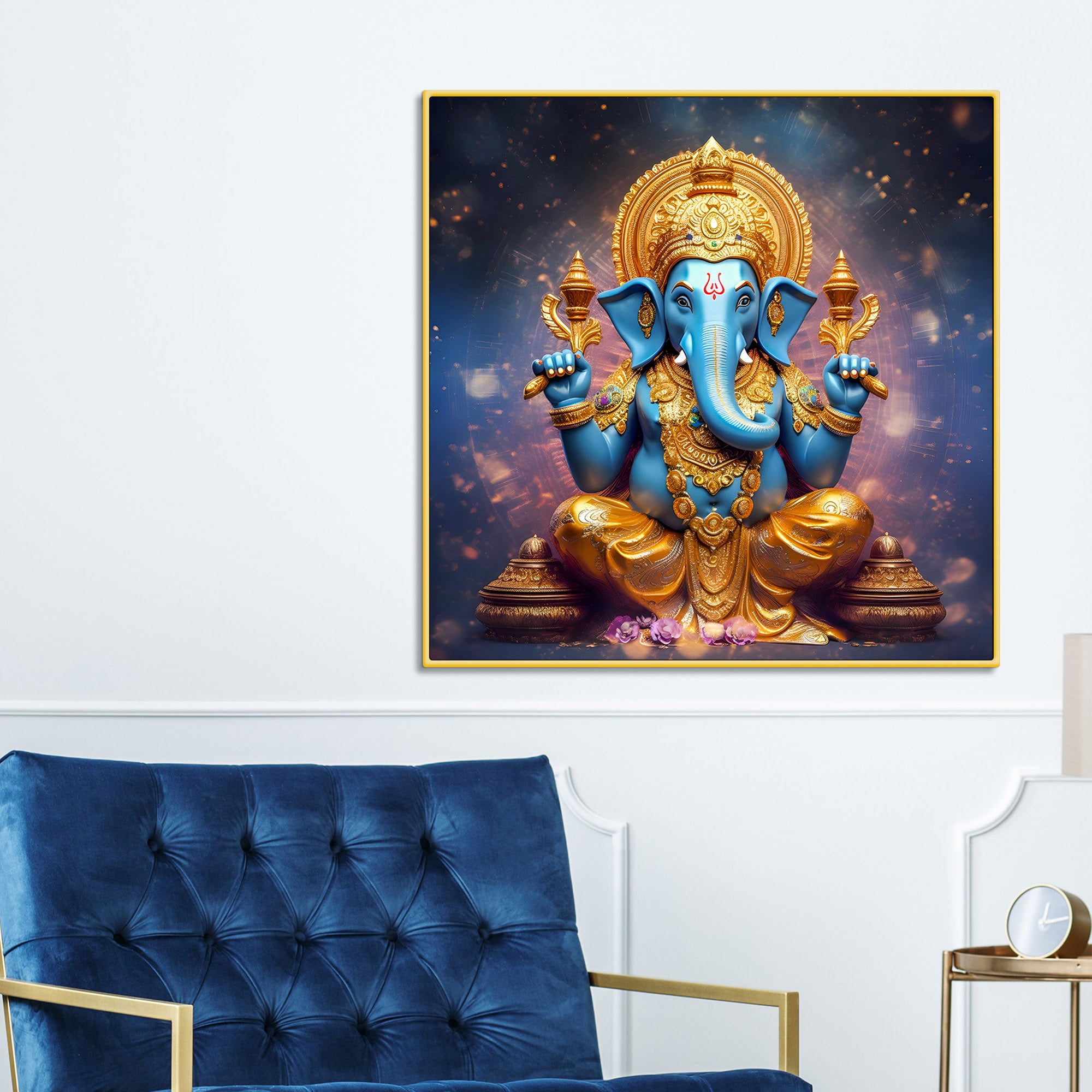 Premium Hindu God Ganpati Painting