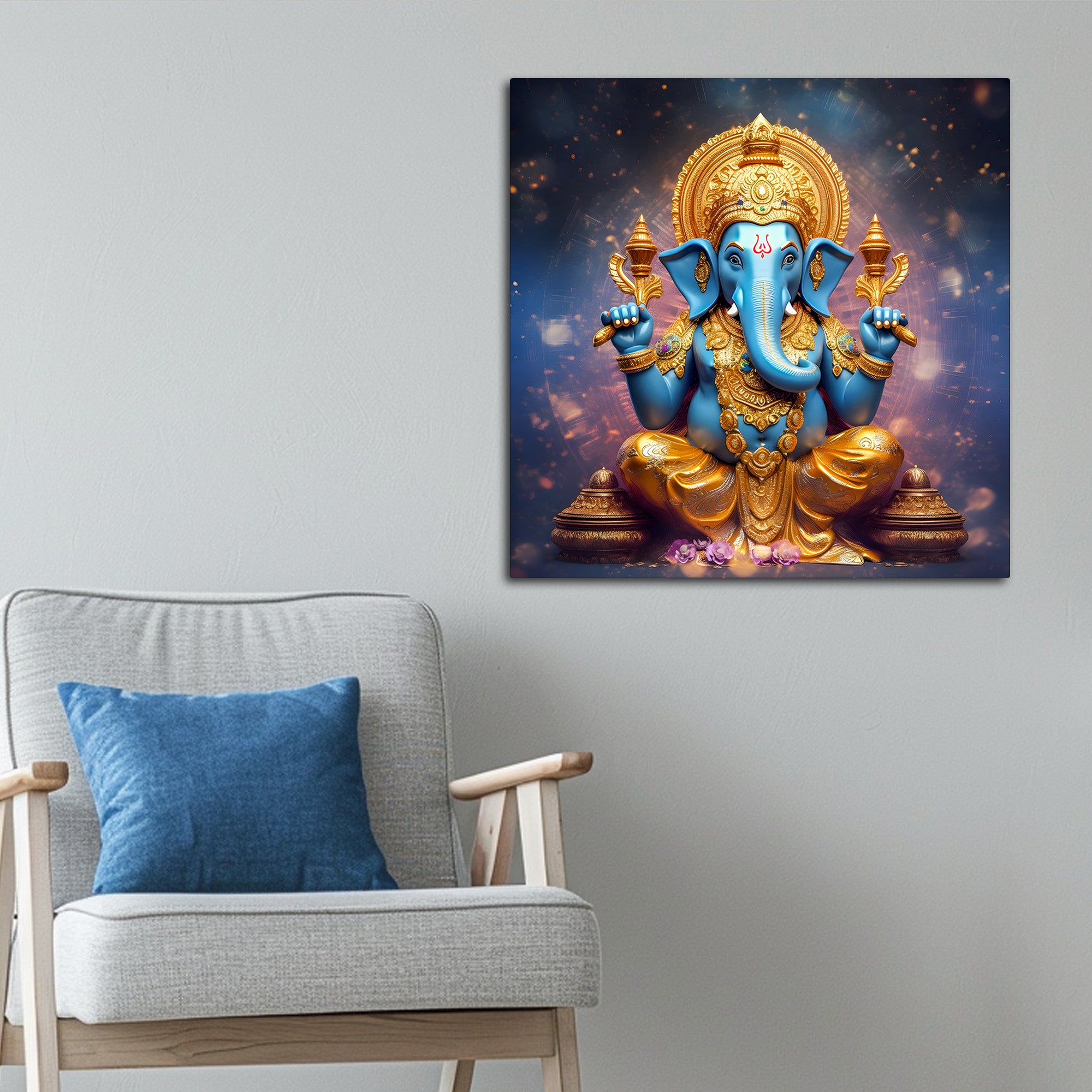 Premium Hindu God Ganpati Painting