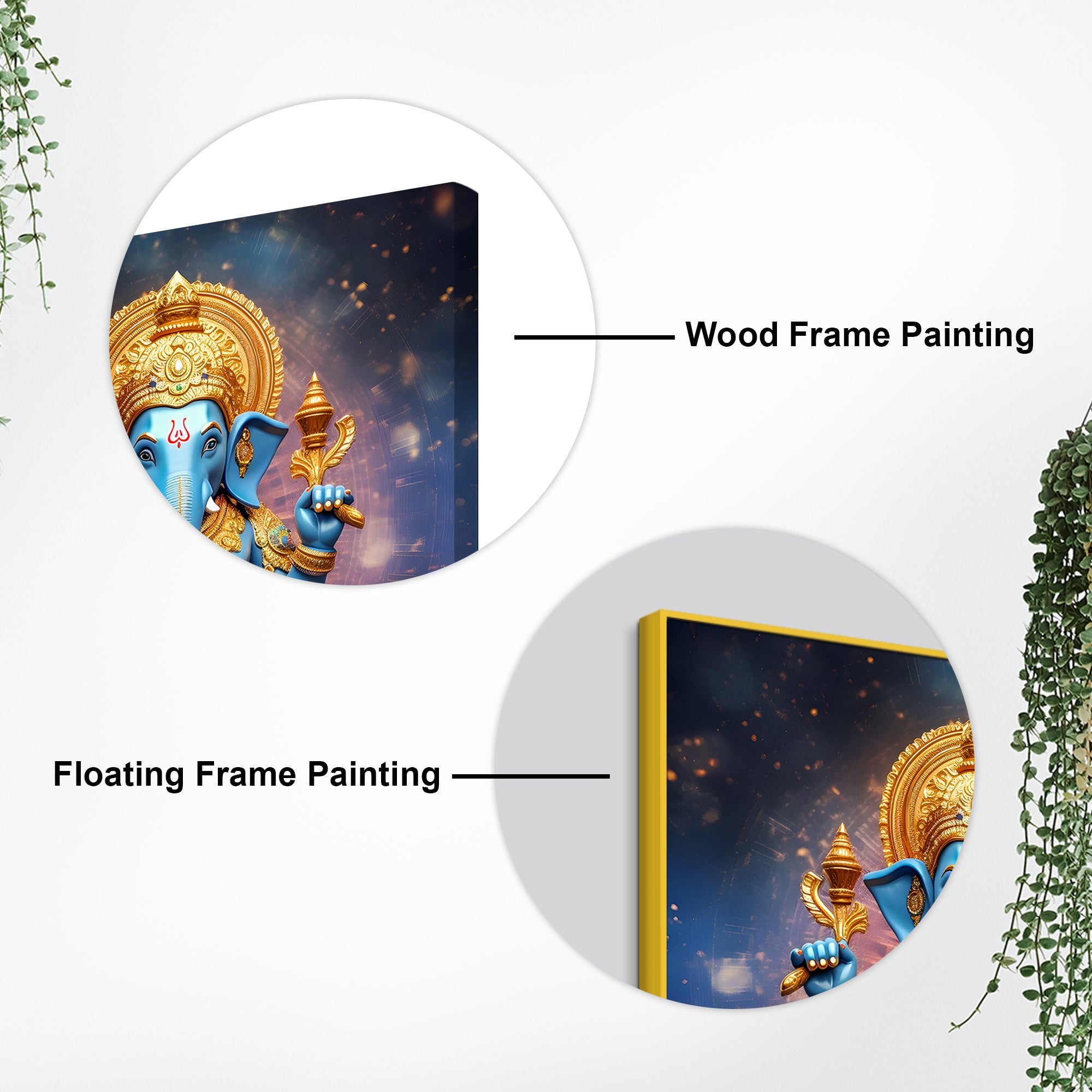 Premium Hindu God Ganpati Painting