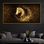 Premium Horse Artwork Crystal Glass Modern Painting