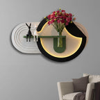 Premium LED Wall Décor with Floral Stand