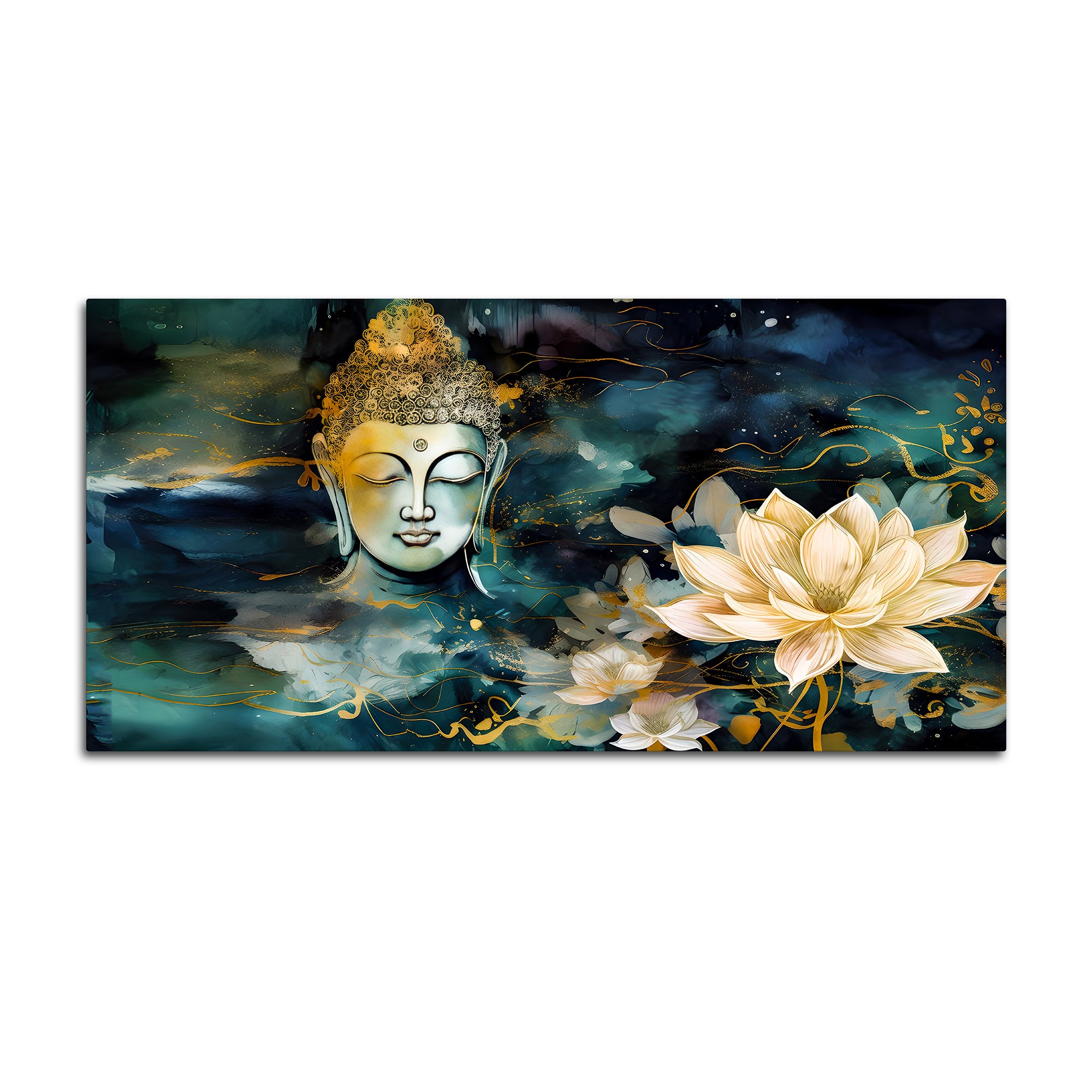 Premium Lord Buddha Wall Painting