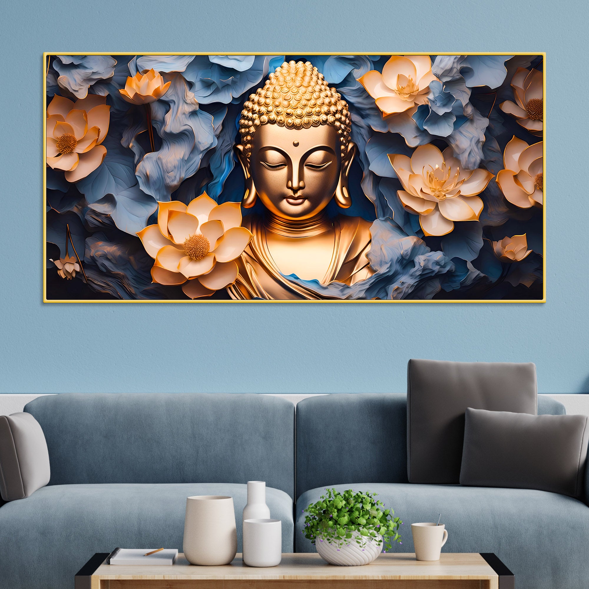 premium-lord-buddha-wall-painting-for-classy-home-decor