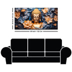 Premium Lord Buddha Wall Painting for Classy Home Decor