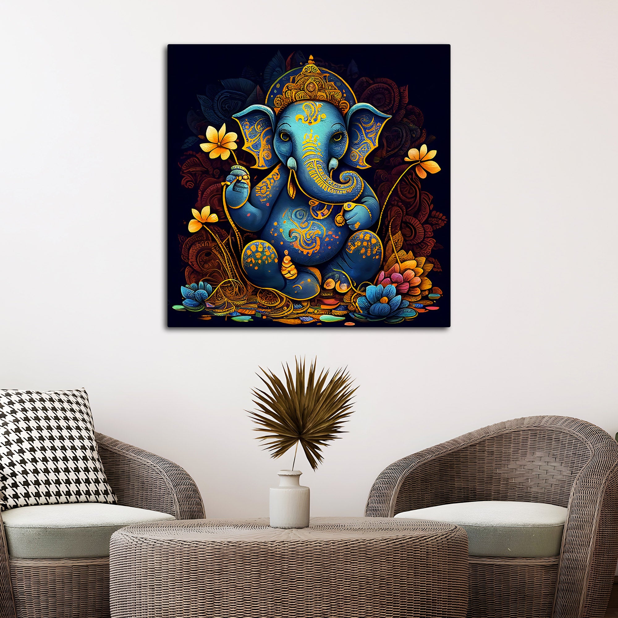 Premium Lord Ganesha Painting