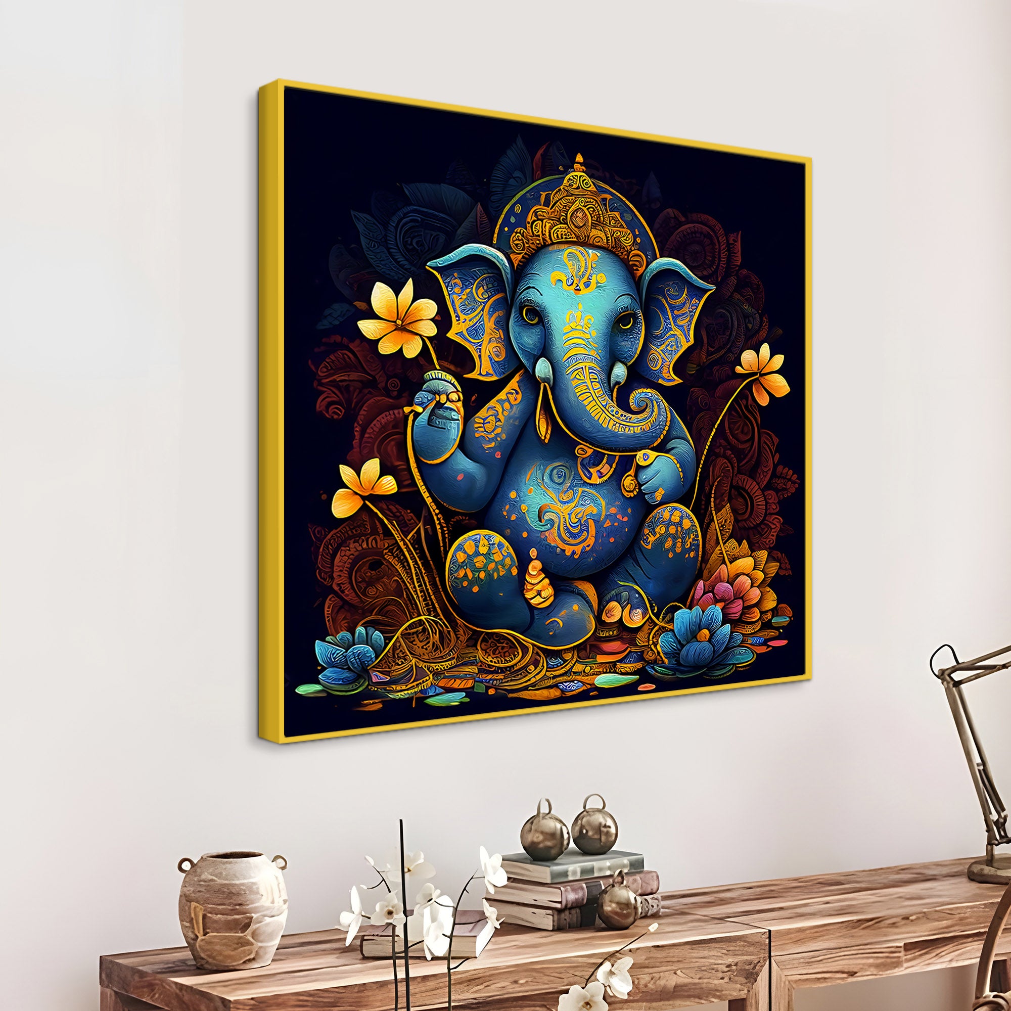 Premium Lord Ganesha Painting