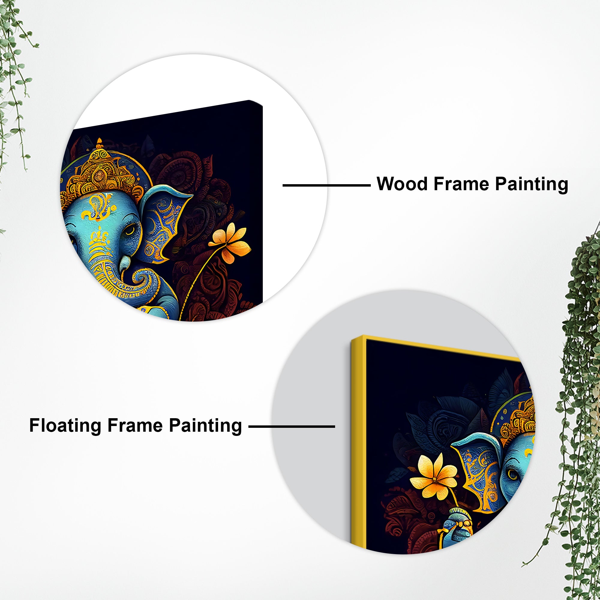 Premium Lord Ganesha Painting