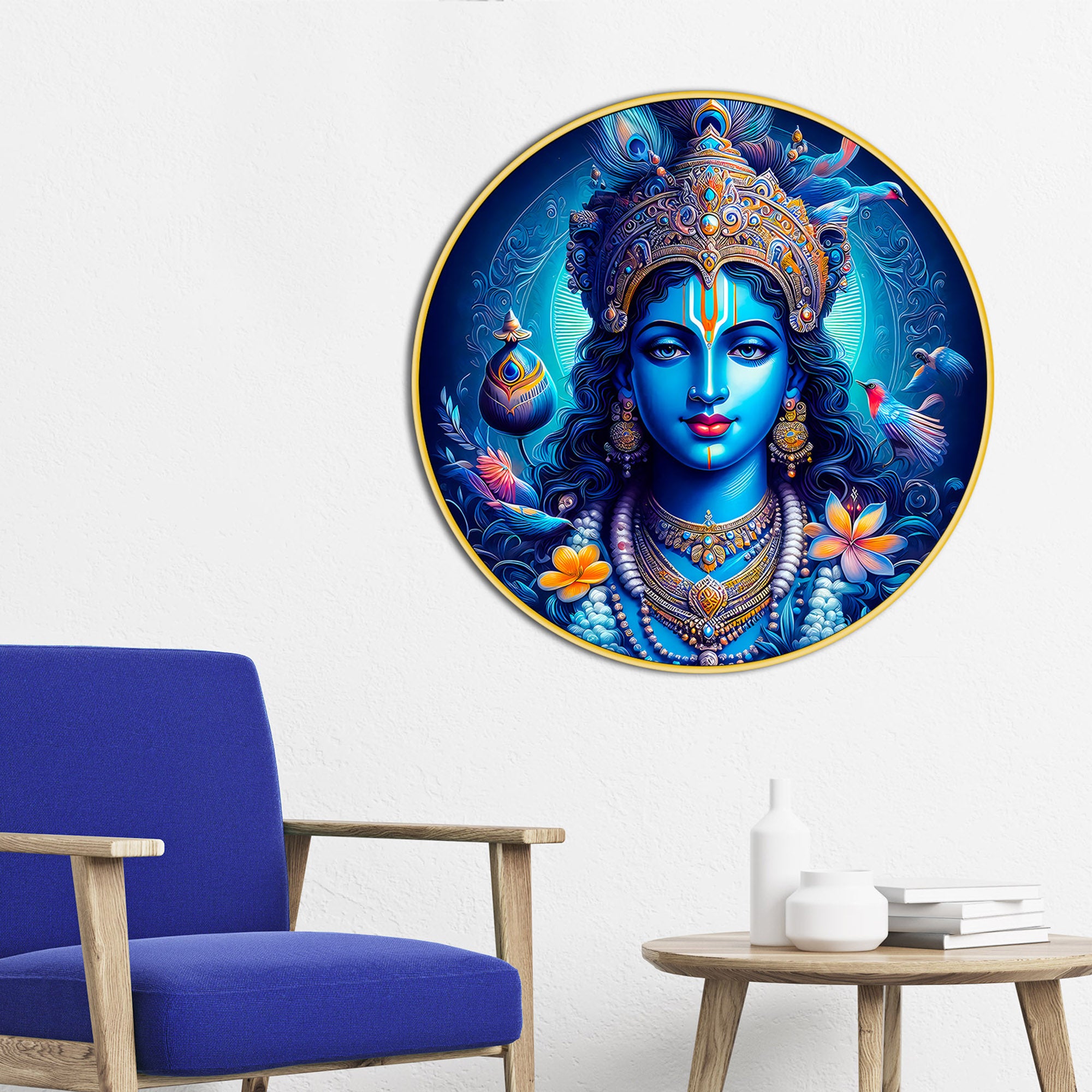  premium-lord-krishna-round-frame-painting-for-home