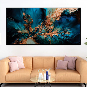 Premium Modern Abstract Canvas Painting for Living Room