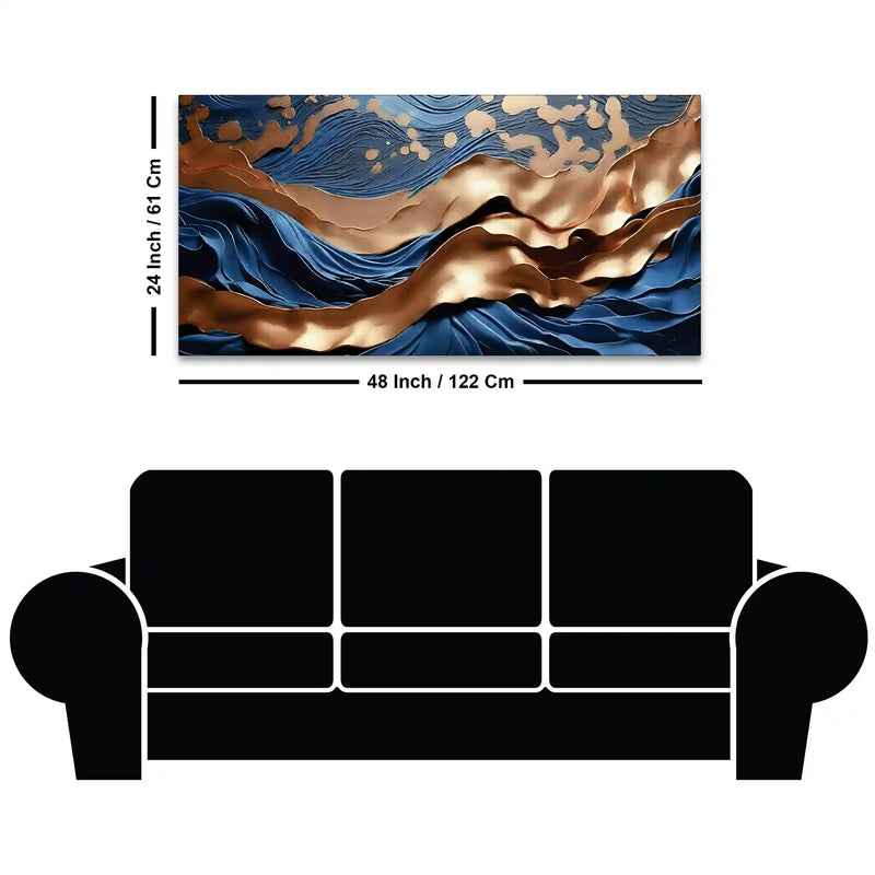 Premium Modern Abstract Canvas Wall Painting for Luxury Décor