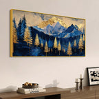 Premium Modern Abstract Mountain Canvas Painting