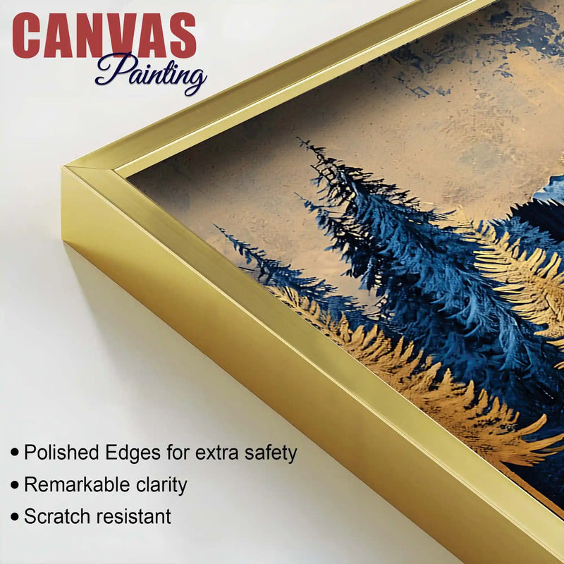 Premium Modern Abstract Mountain Canvas Painting