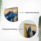 Premium Modern Abstract Mountain Canvas Painting