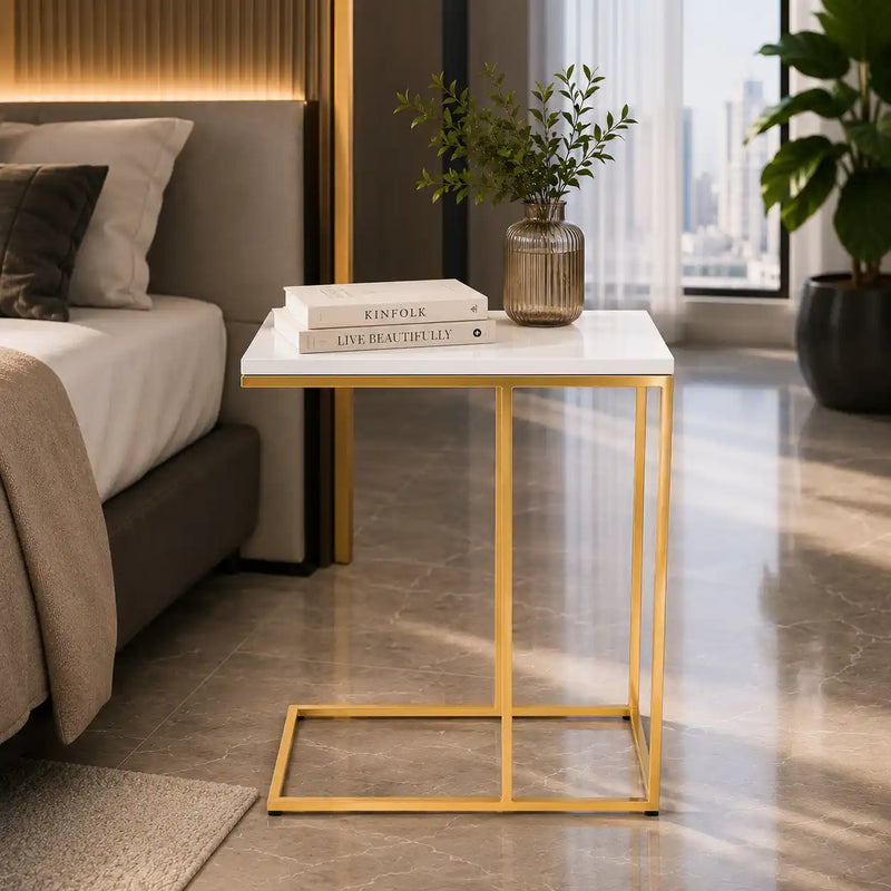 Premium Modern Accent Table for Living Room, Bedroom & Loung