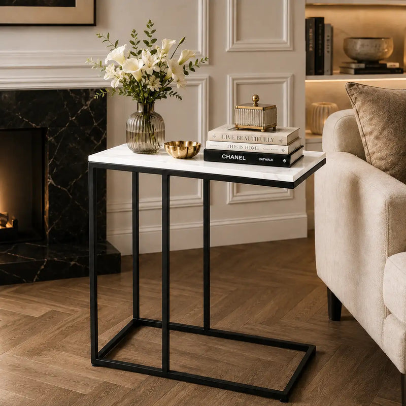 Premium Modern Accent Table for Living Room, Bedroom & Loung