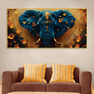 Premium Modern Elephant Canvas Painting for Wall Decor