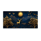Premium Mountain Deer Canvas Painting for Office & for Home