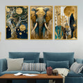 Premium Nature Inspired Canvas Wall Art Painting Set of Three