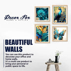 Premium Nature Wall Art Frame Set of 4 for Home Decoration