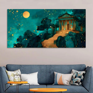 Premium Night Abstract Canvas Wall Painting for Home Décor