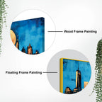 Premium Night City Canvas Painting for Home & Office Décor