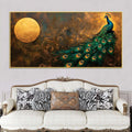 premium-peacock-full-moon-night-scene-canvas-wall-painting