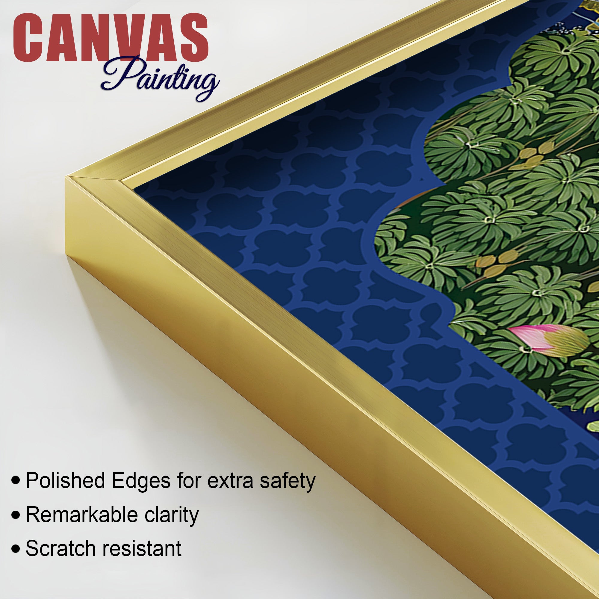 Premium Pichwai Cow Canvas Wall Painting | Ethnic Home Décor