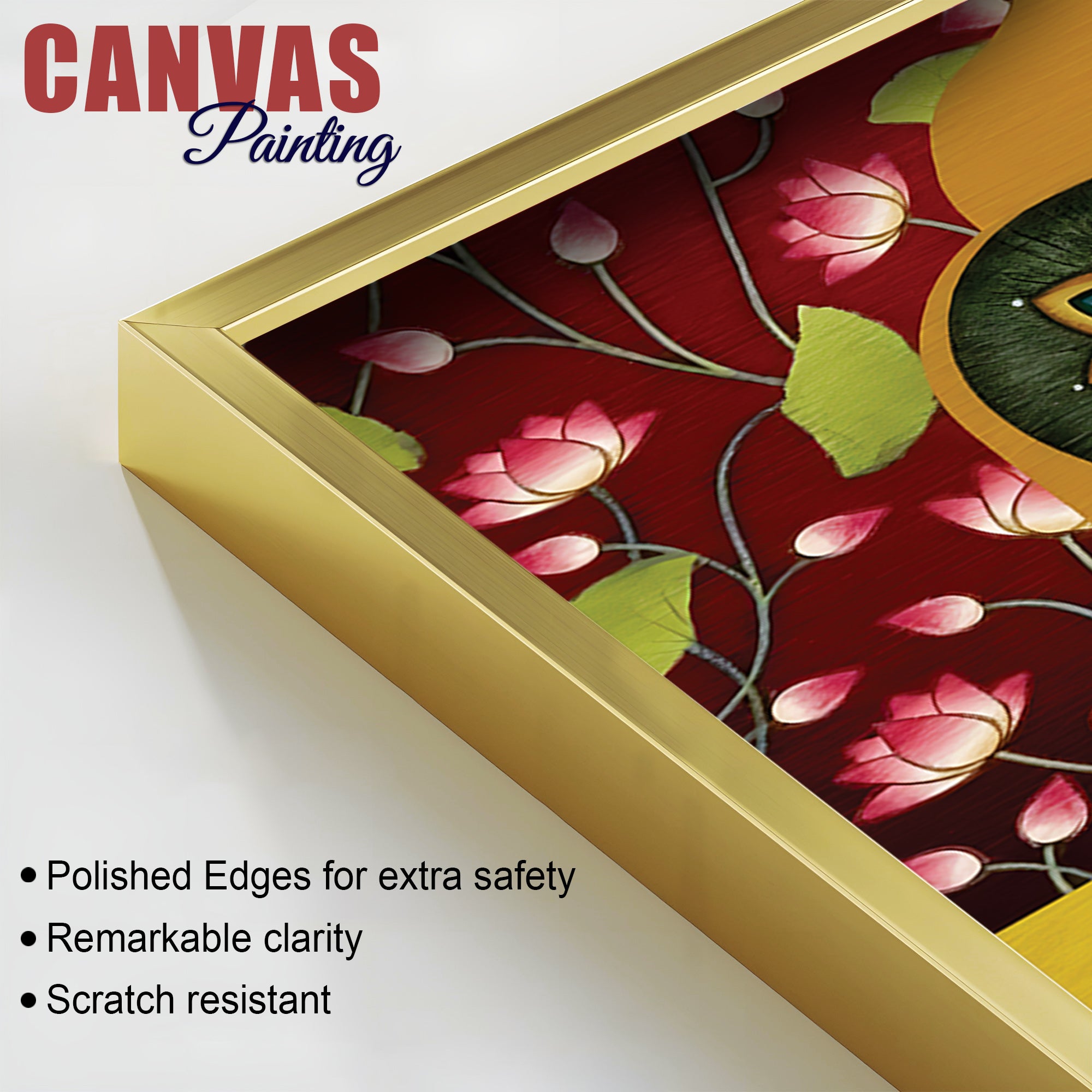 Premium Pichwai Shrinathji Canvas Wall Painting | Spiritual Art