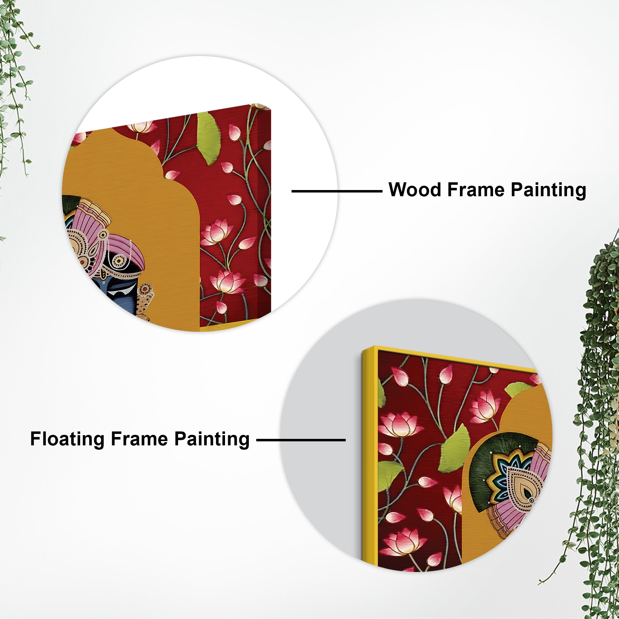 Premium Pichwai Shrinathji Canvas Wall Painting | Spiritual Art