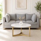 Premium Round Marble Center Table with Stylish Structure
