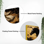 Premium Running Horses Canvas Painting for Living Room