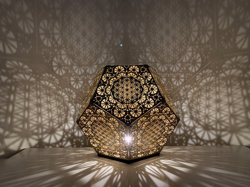Premium Sacred Pattern Shadow Home Table Lamp