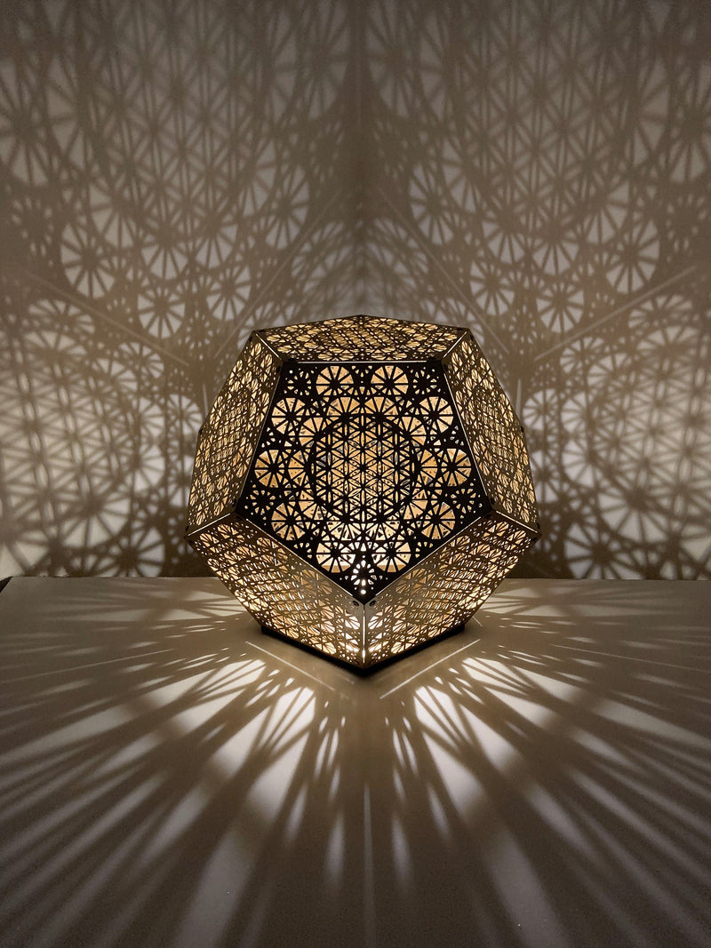 Premium Sacred Pattern Shadow Home Table Lamp