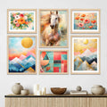 Premium Scenic Wall Art Frame Set of 6