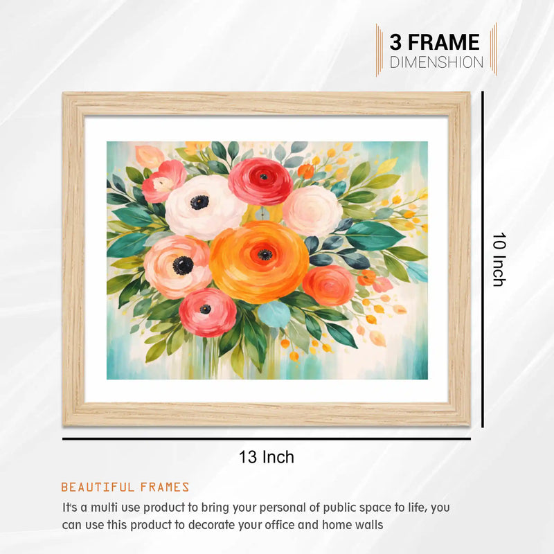Premium Scenic Wall Art Frame Set of 6