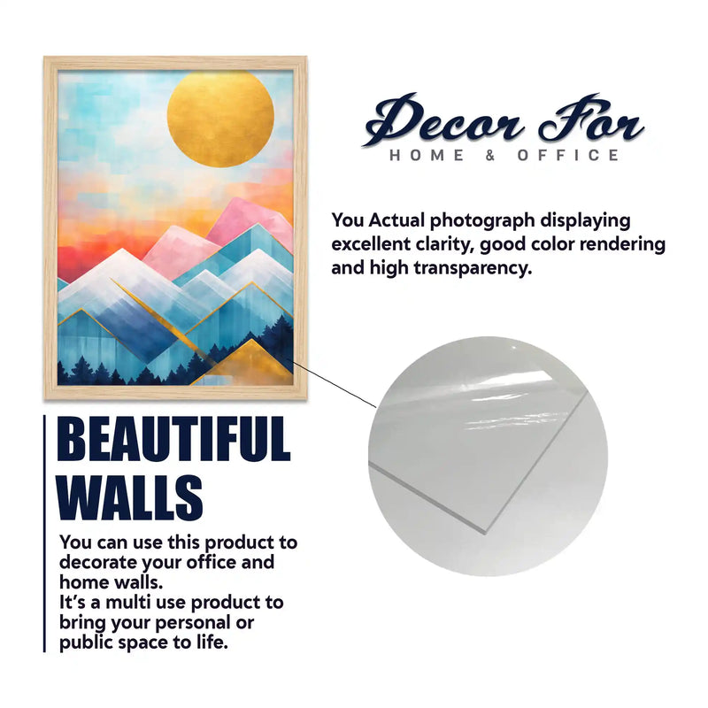 Premium Scenic Wall Art Frame Set of 6
