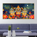 Premium Shree Jagannath Wall Art Canvas Painting