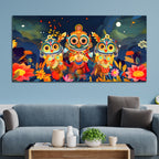 Premium Shree Jagannath Wall Art Canvas Painting