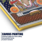 Premium Shrinathji Nathdwara Darshan Pichwai Canvas Wall Painting