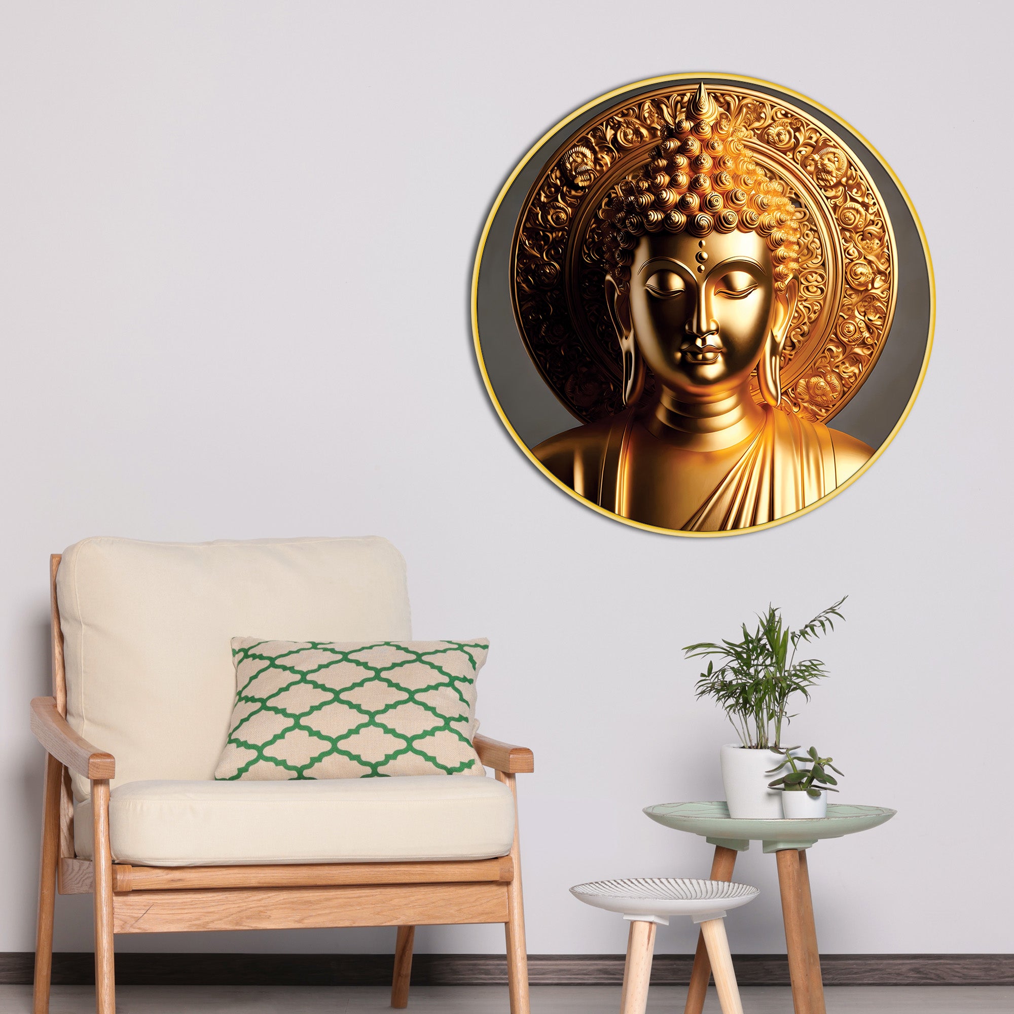 Premium Spiritual Buddha Canvas Painting