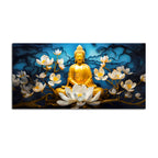 Premium Spiritual Buddha Canvas Painting for Home Décor