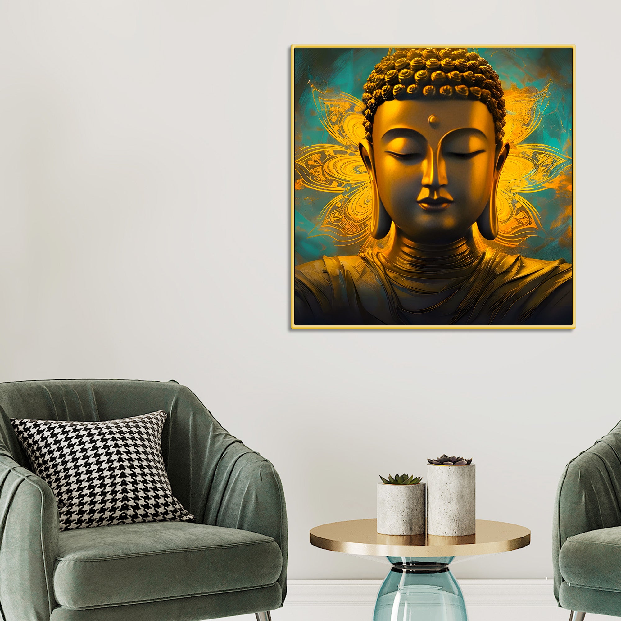 Premium Spiritual Buddha Face Painting