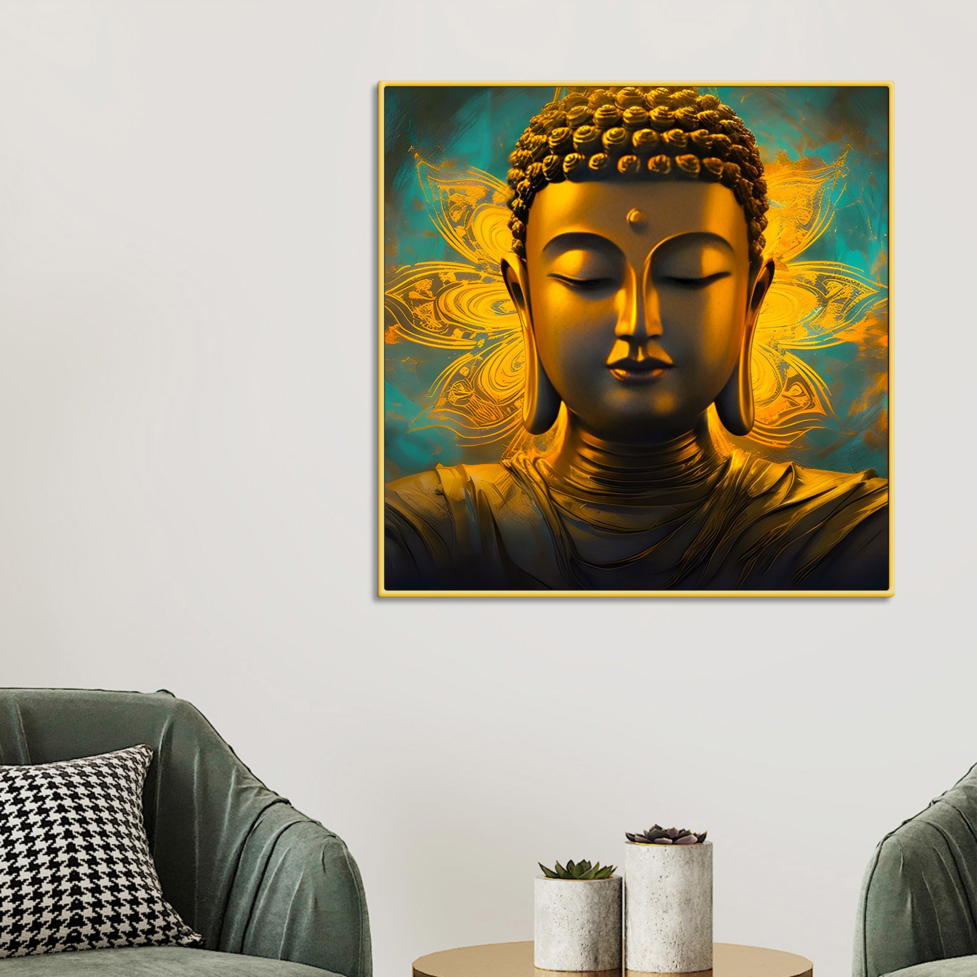 Premium Spiritual Buddha Face Painting