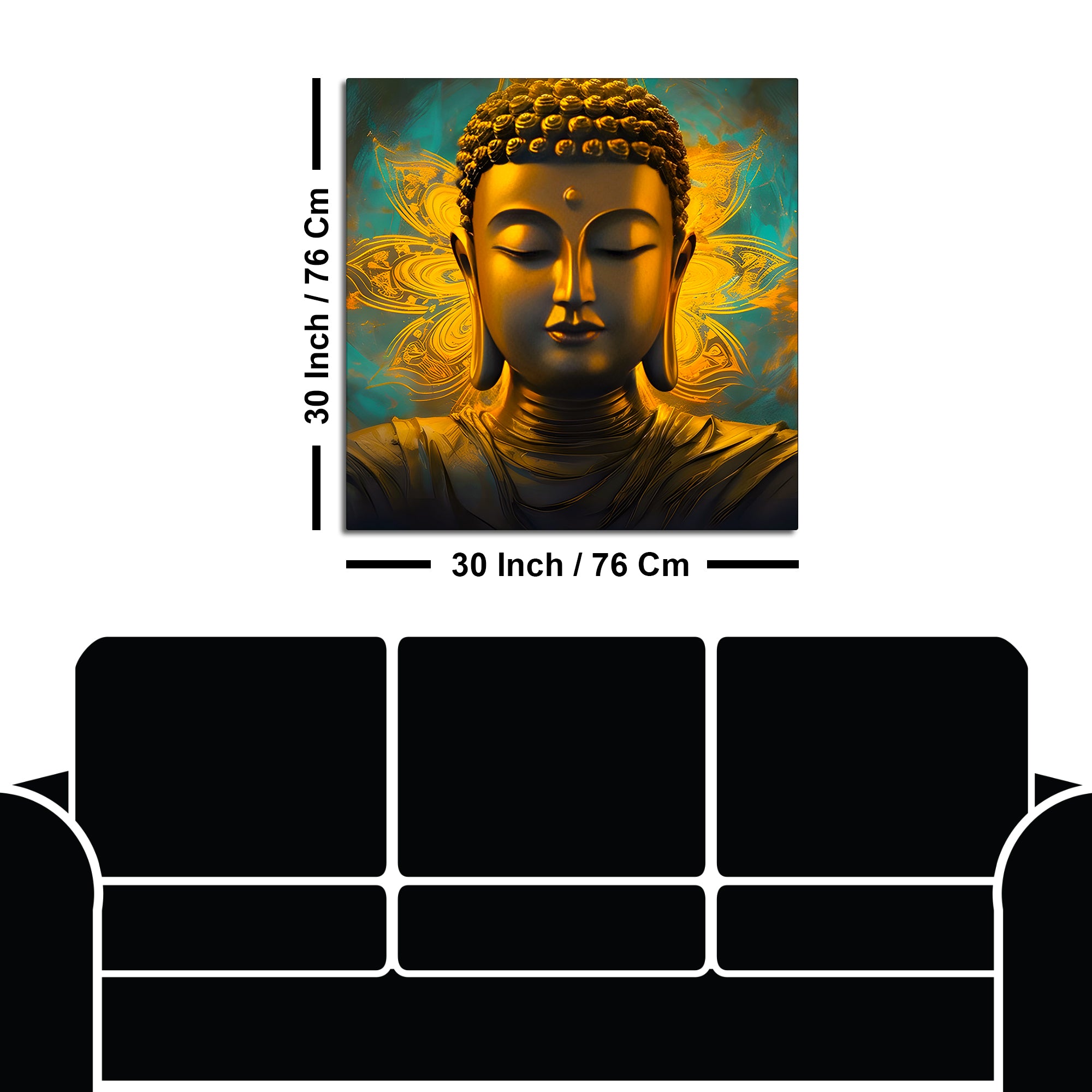 Premium Spiritual Buddha Face Painting