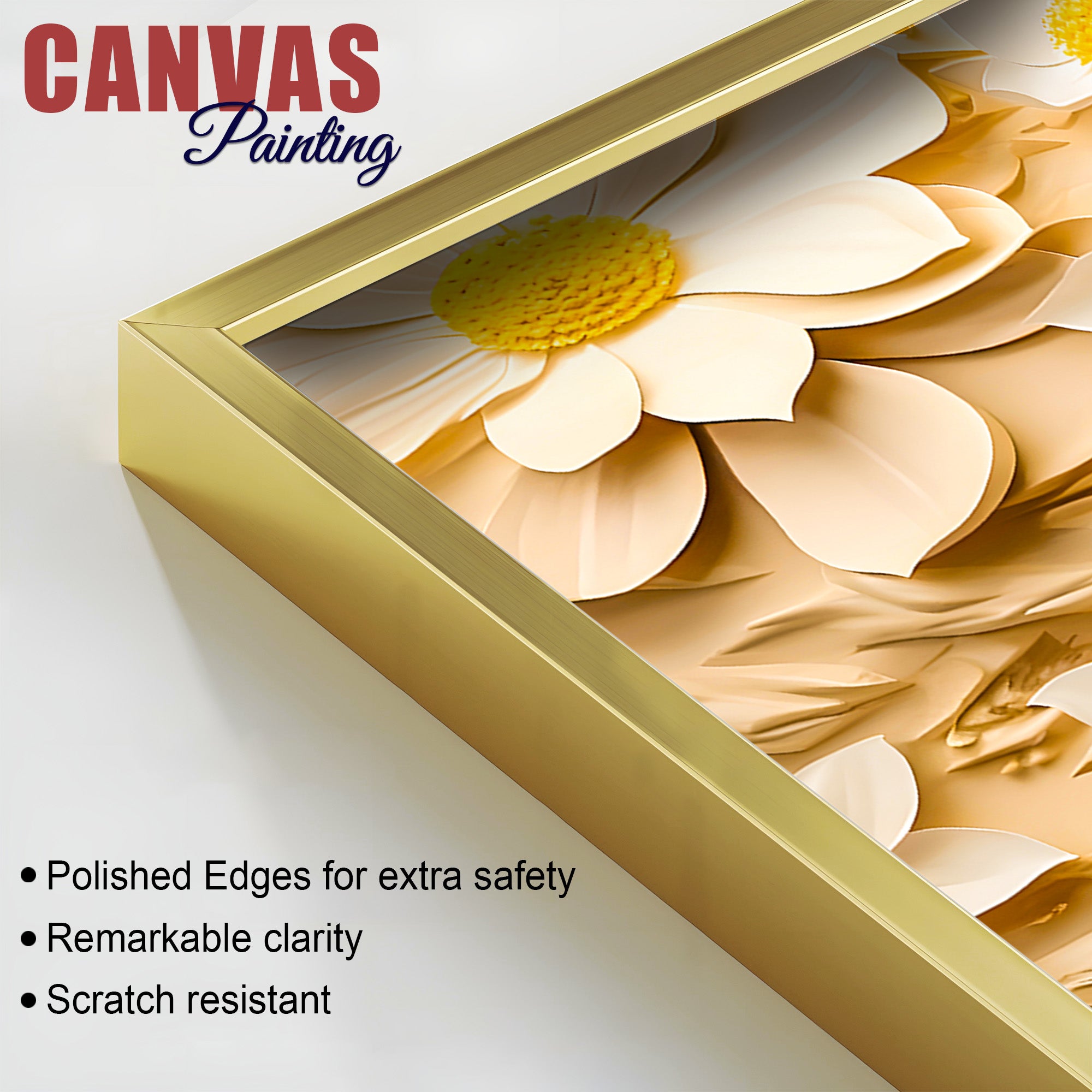 Premium Spiritual Décor Gautam Buddha Canvas Wall Painting