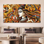Premium Spiritual Lord Shiva Painting for Modern Home Walls