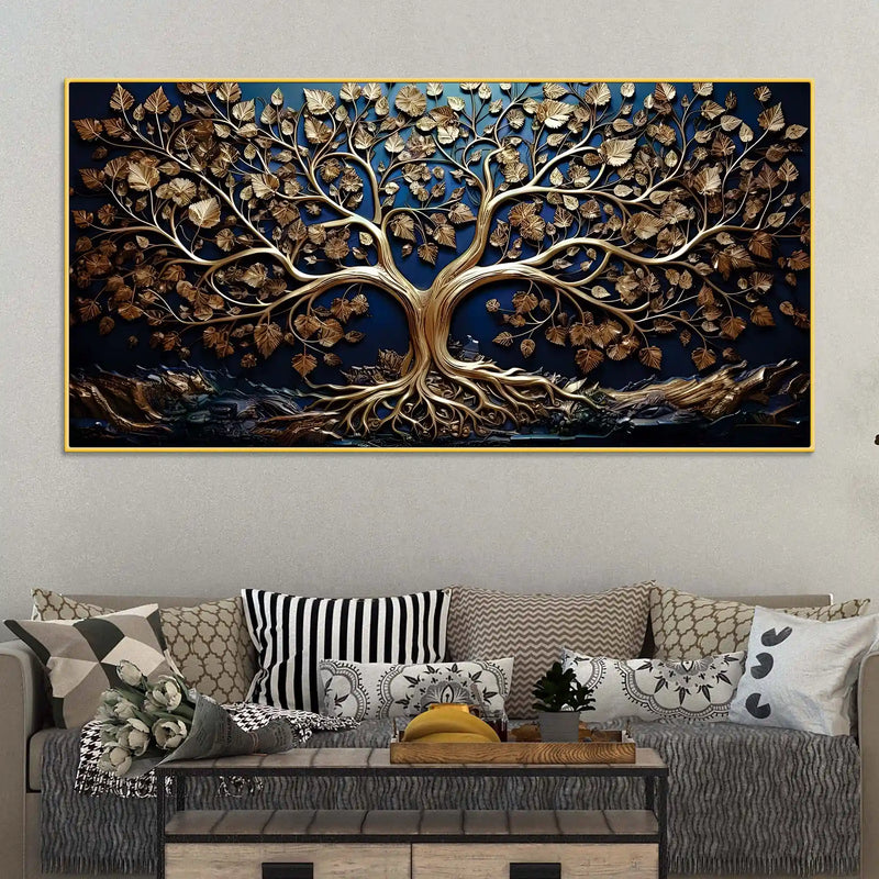 Premium Tree of Life Wall Canvas Painting for Interiors